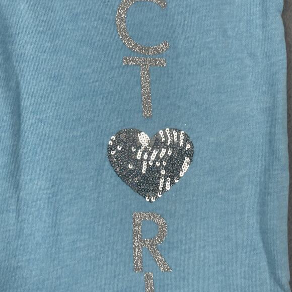 Victorias Secret Pants Womens Medium Supermodel Essentials Cropped Sequin Heart - Picture 4 of 14